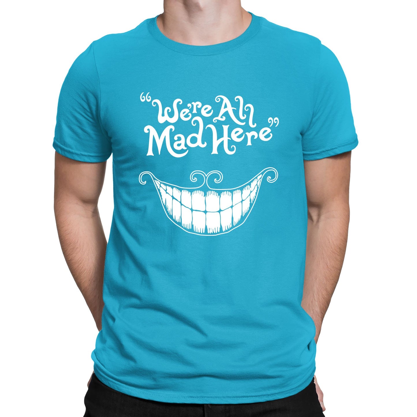 We're All Mad Here Mens T-shirt