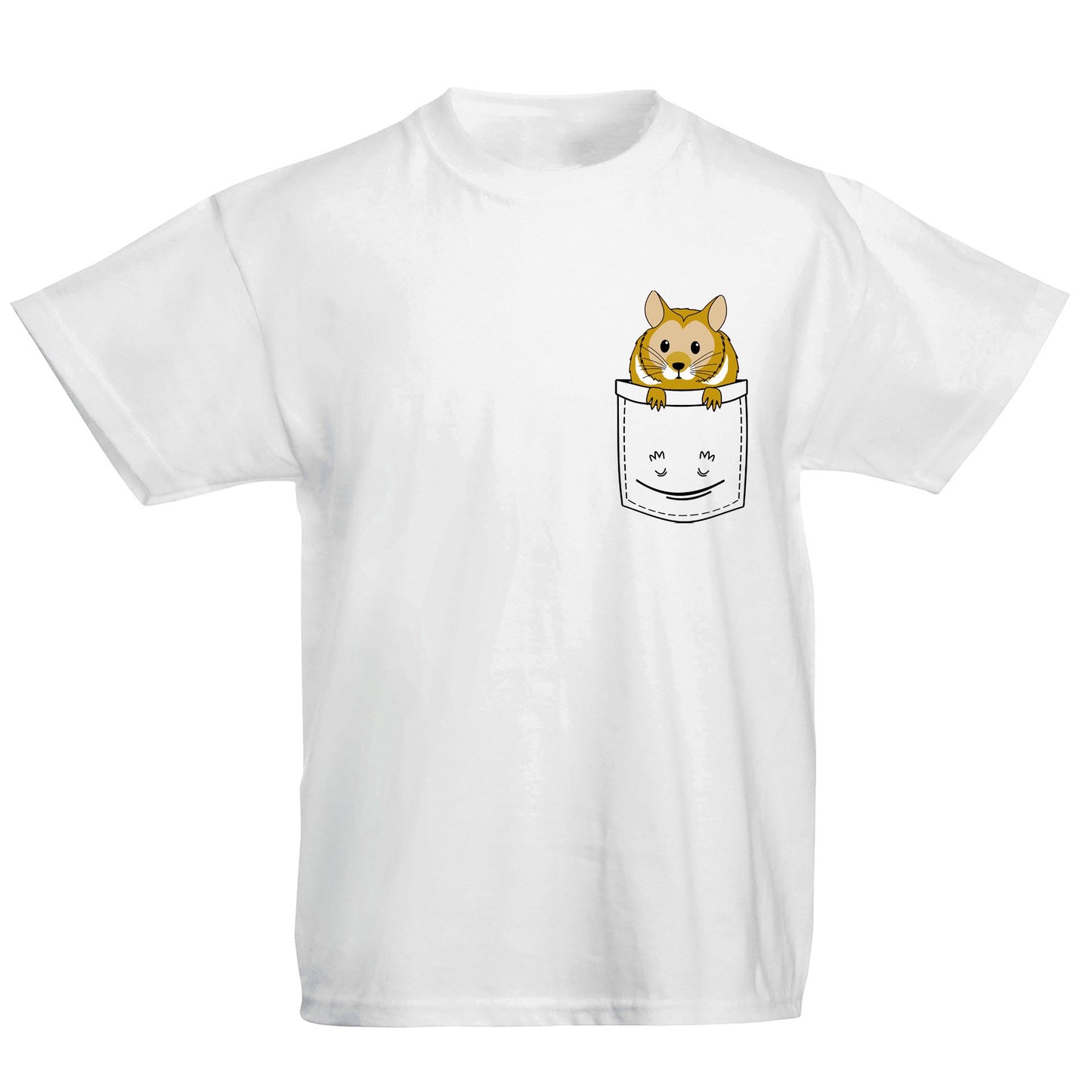 Hamster Pocket Print Kids T-shirt