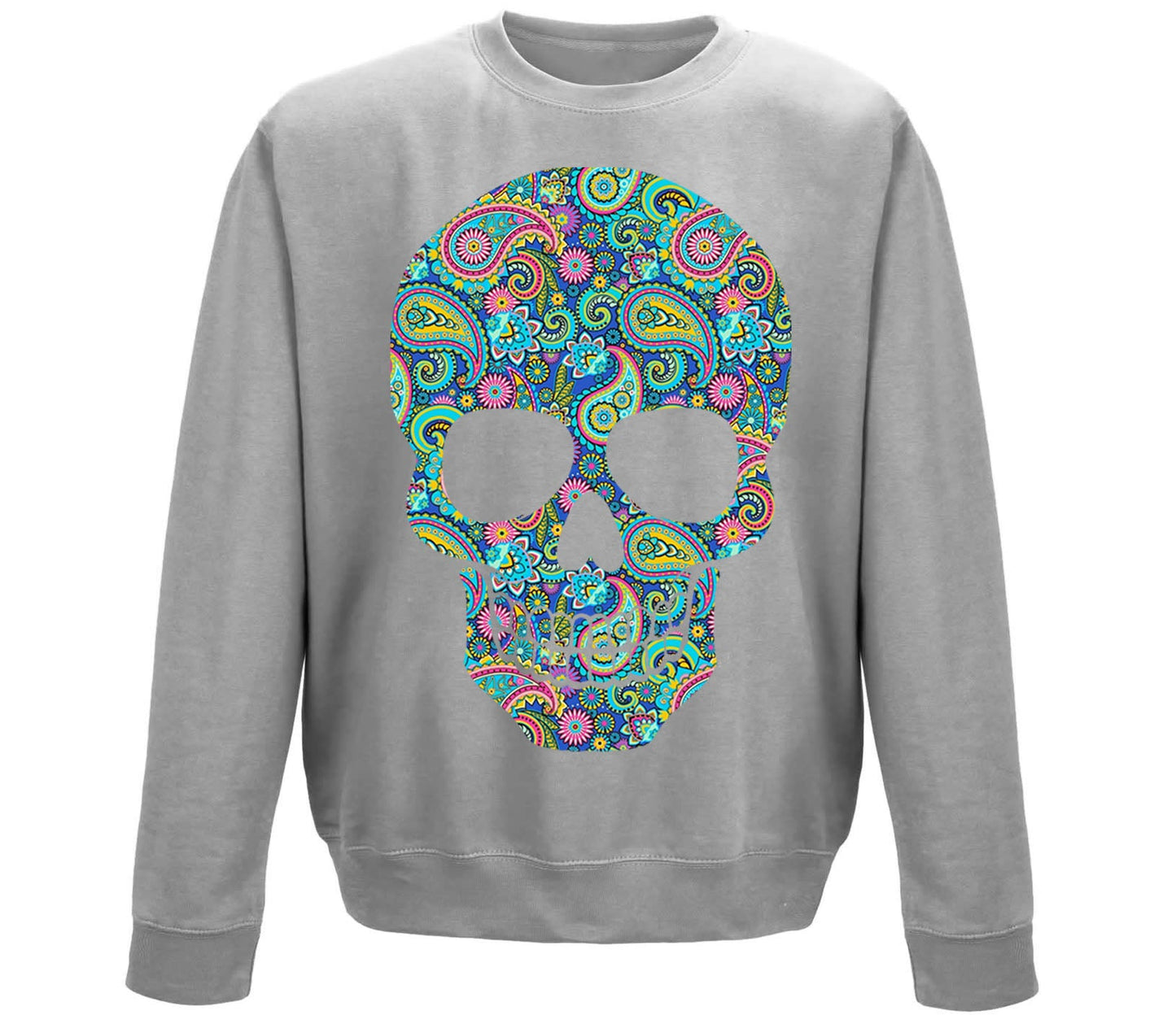 Paisley Skull Childrens Sweatshirt