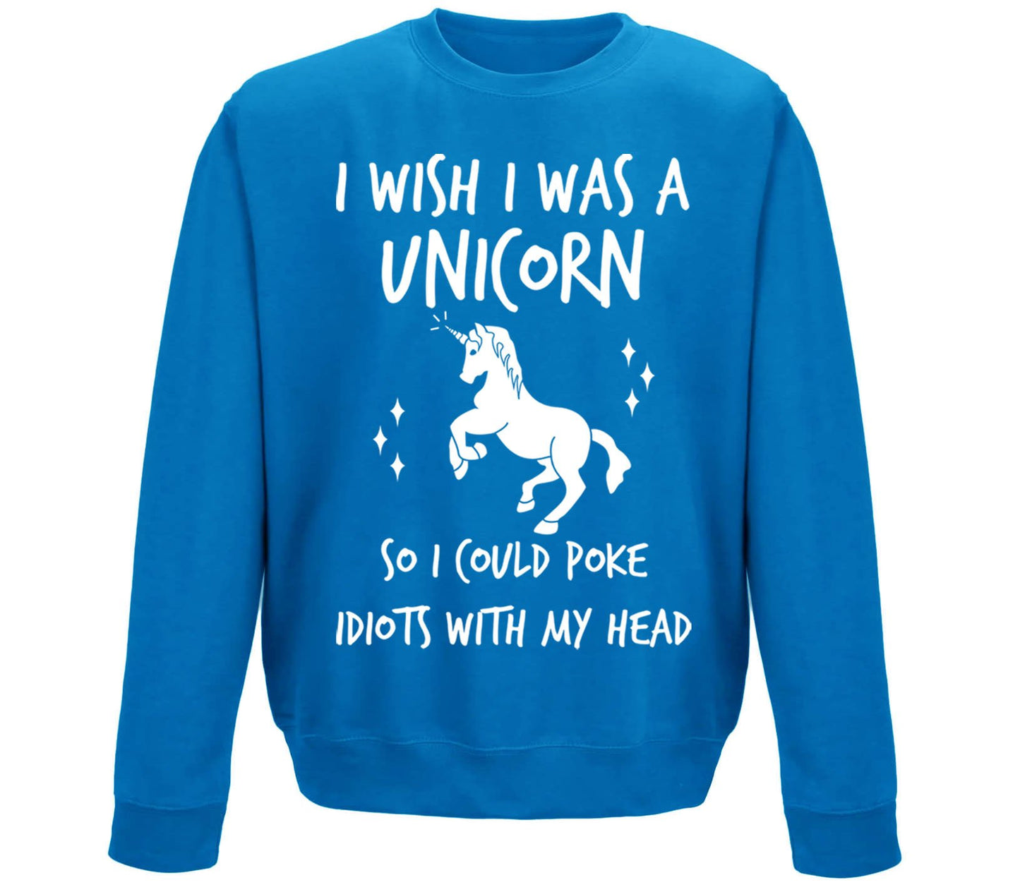 I Wish I Was A Unicorn Childrens Sweatshirt