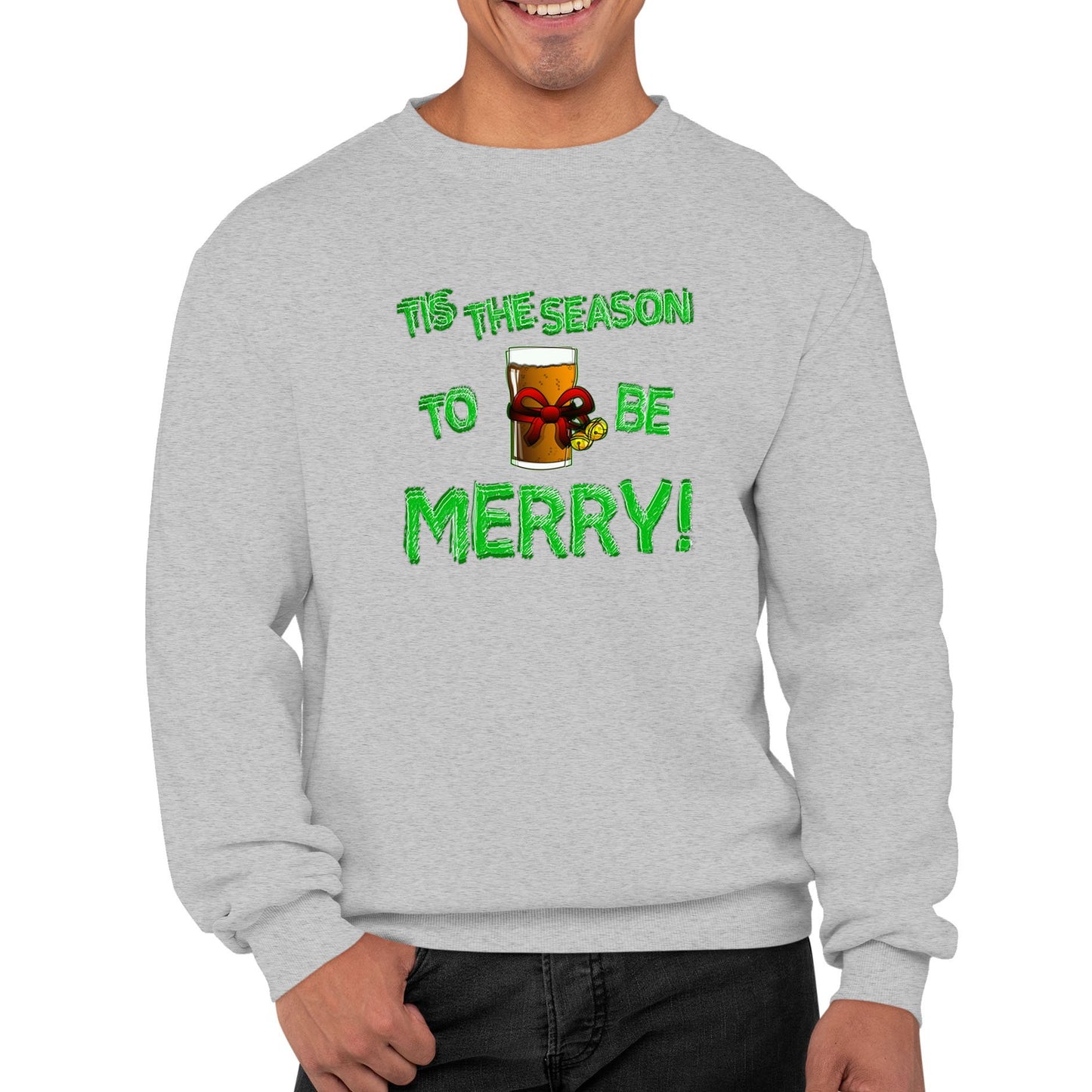 Tis The Season Funny Christmas Mens Sweatshirt