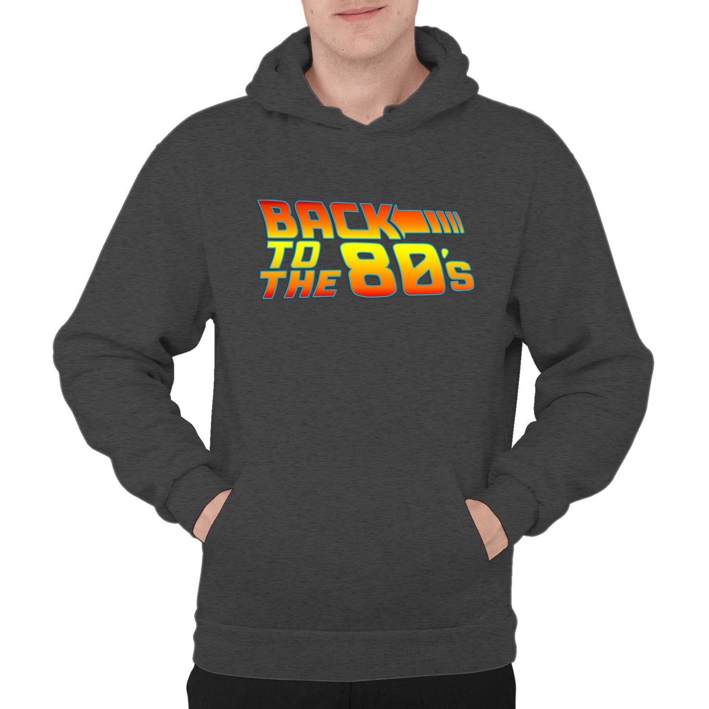 Back To The 80's Mens Pullover Hoodie