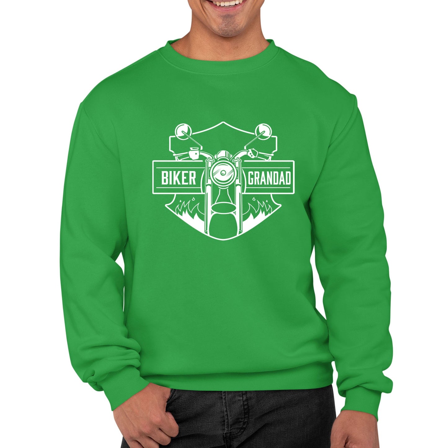Biker Grandad Mens Sweatshirt