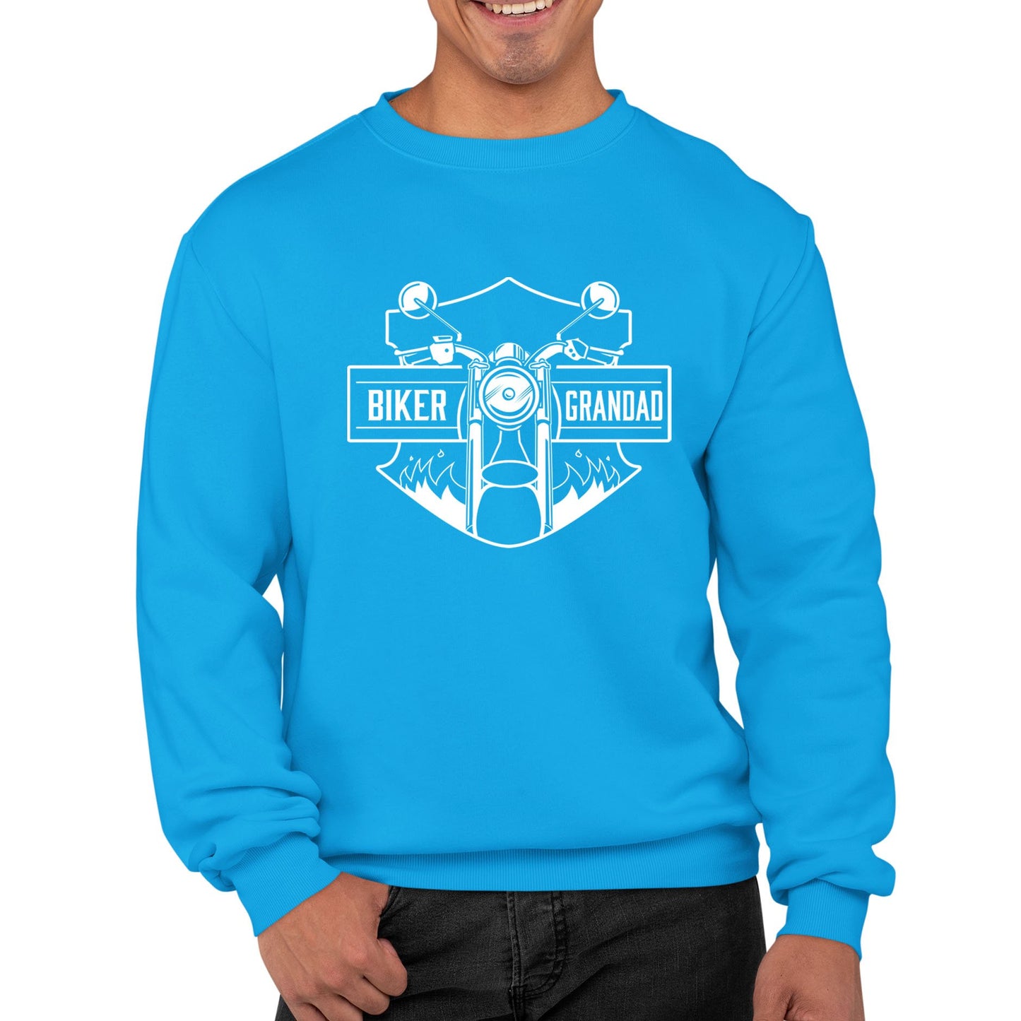 Biker Grandad Mens Sweatshirt