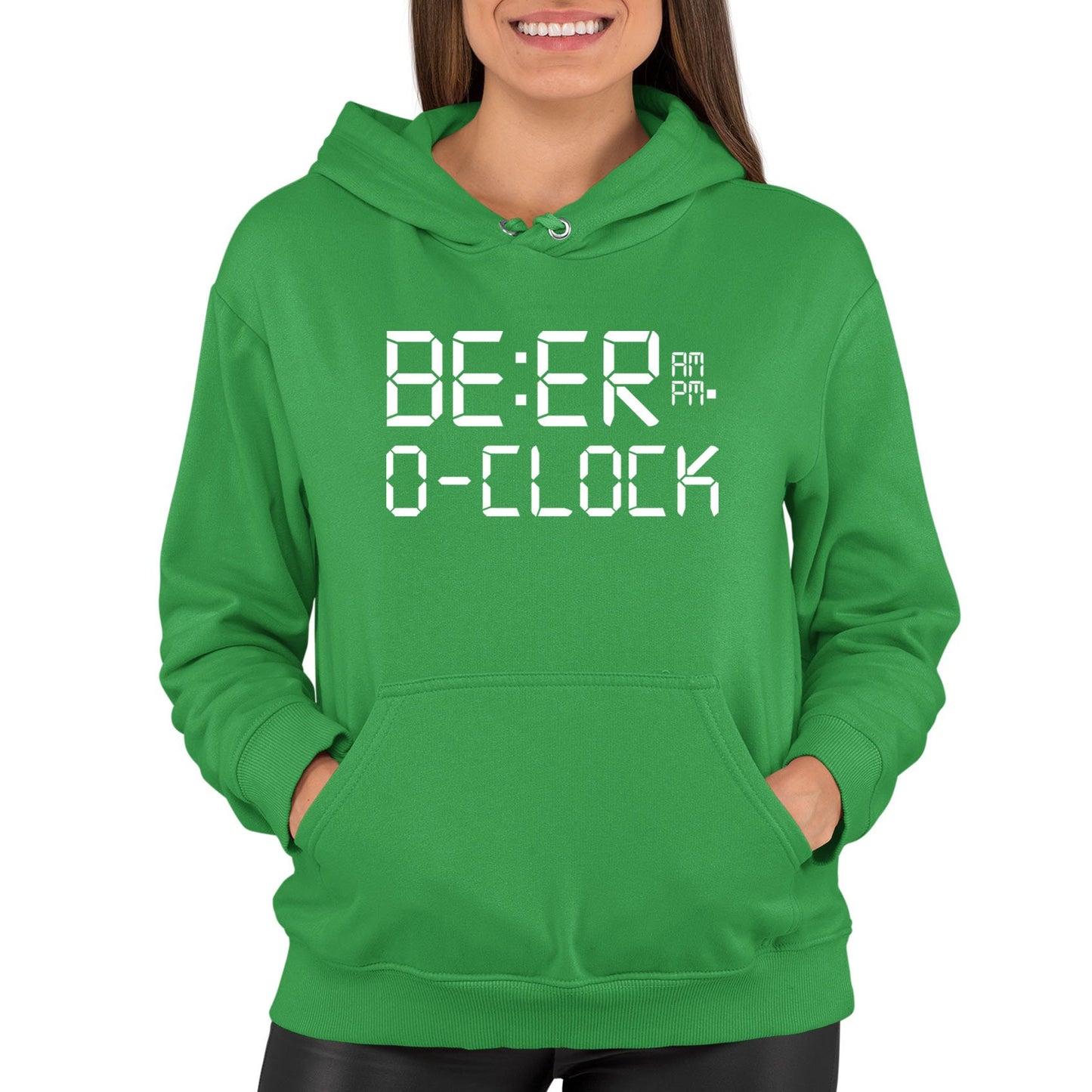 Beer o Clock Womens Pullover Hoodie