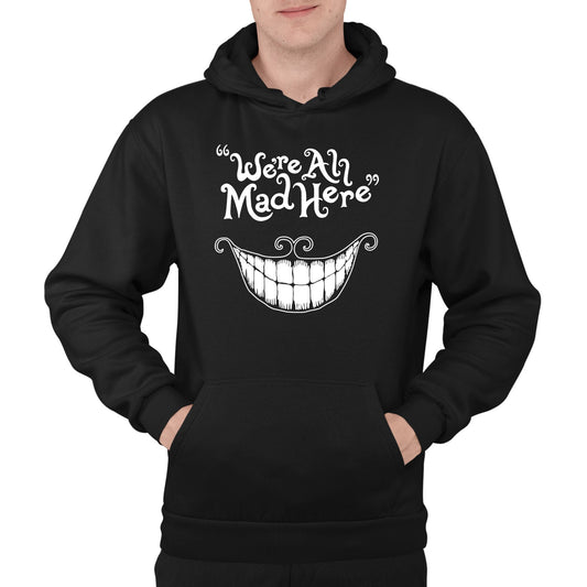 We're All Mad Here Mens Pullover Hoodie