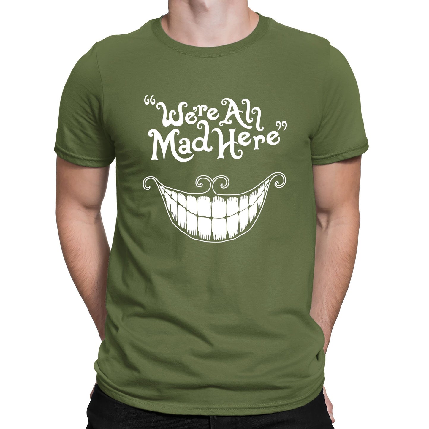 We're All Mad Here Mens T-shirt