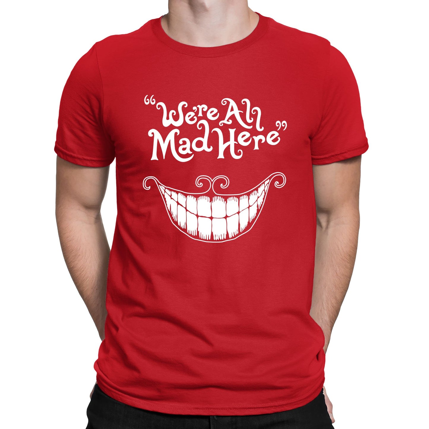 We're All Mad Here Mens T-shirt