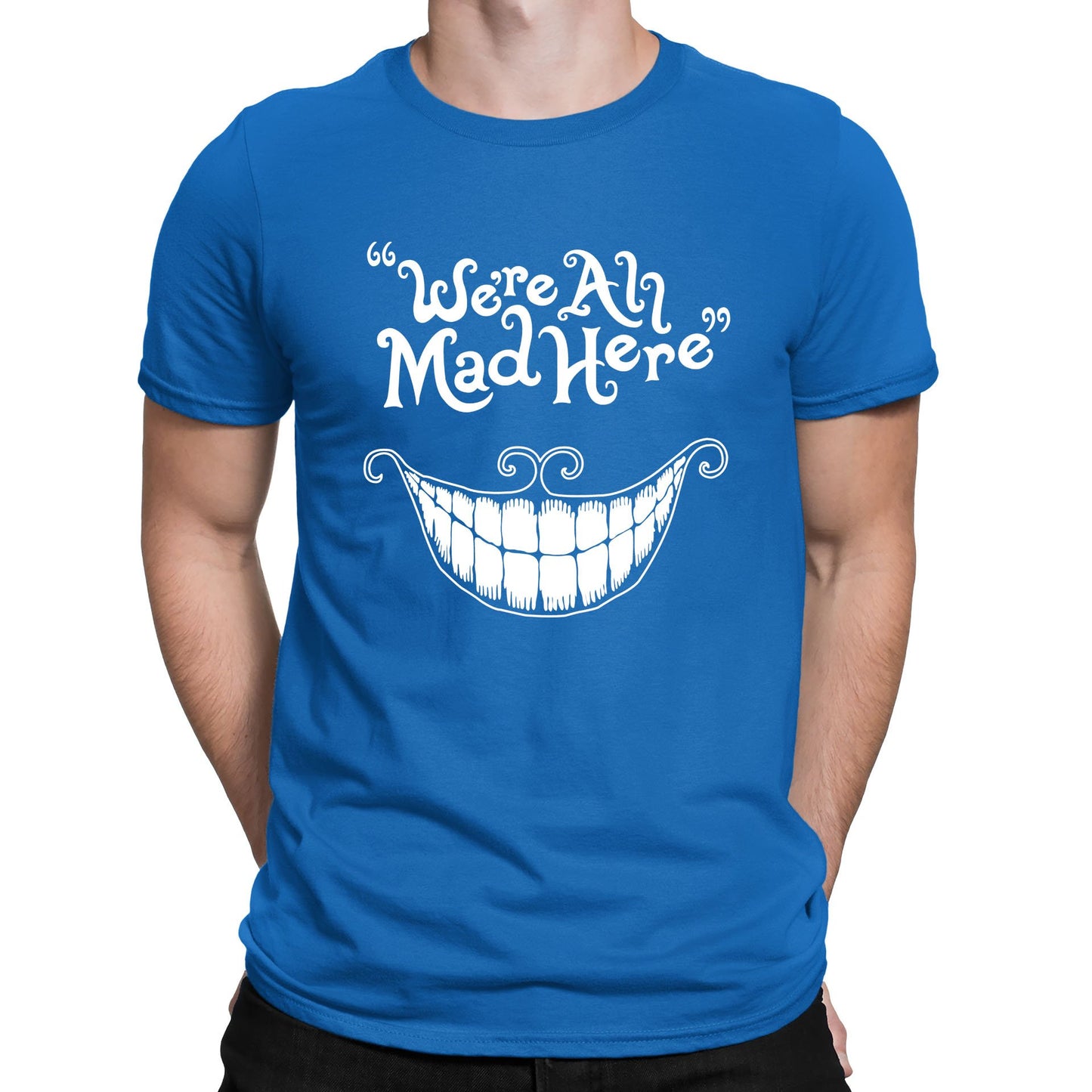 We're All Mad Here Mens T-shirt