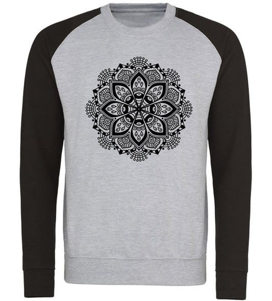 Mandala Baseball Sweatshirt