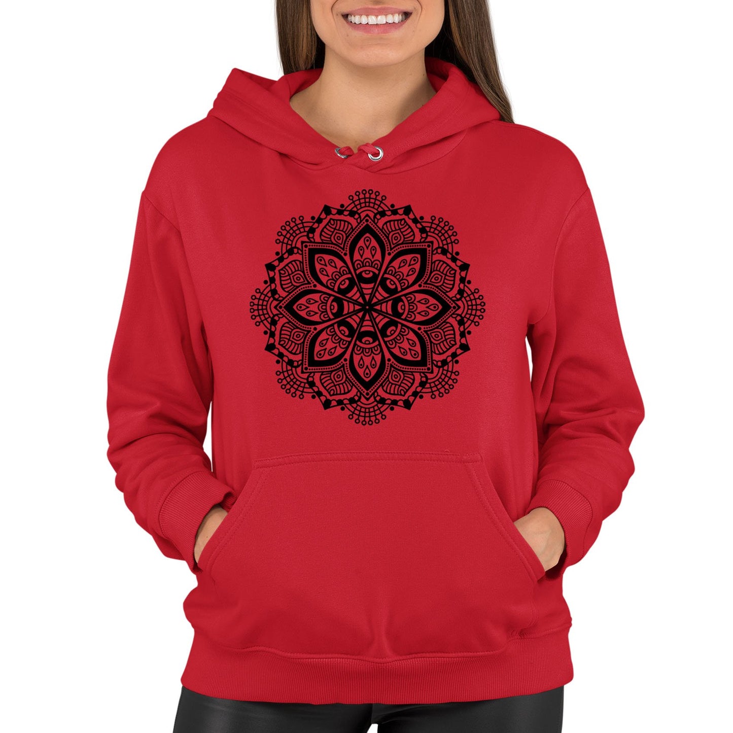 Mandala Womens Pullover Hoodie