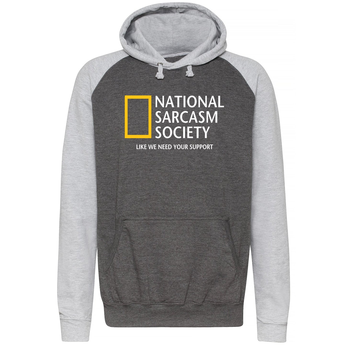 National Sarcasm Society Baseball Hoodie