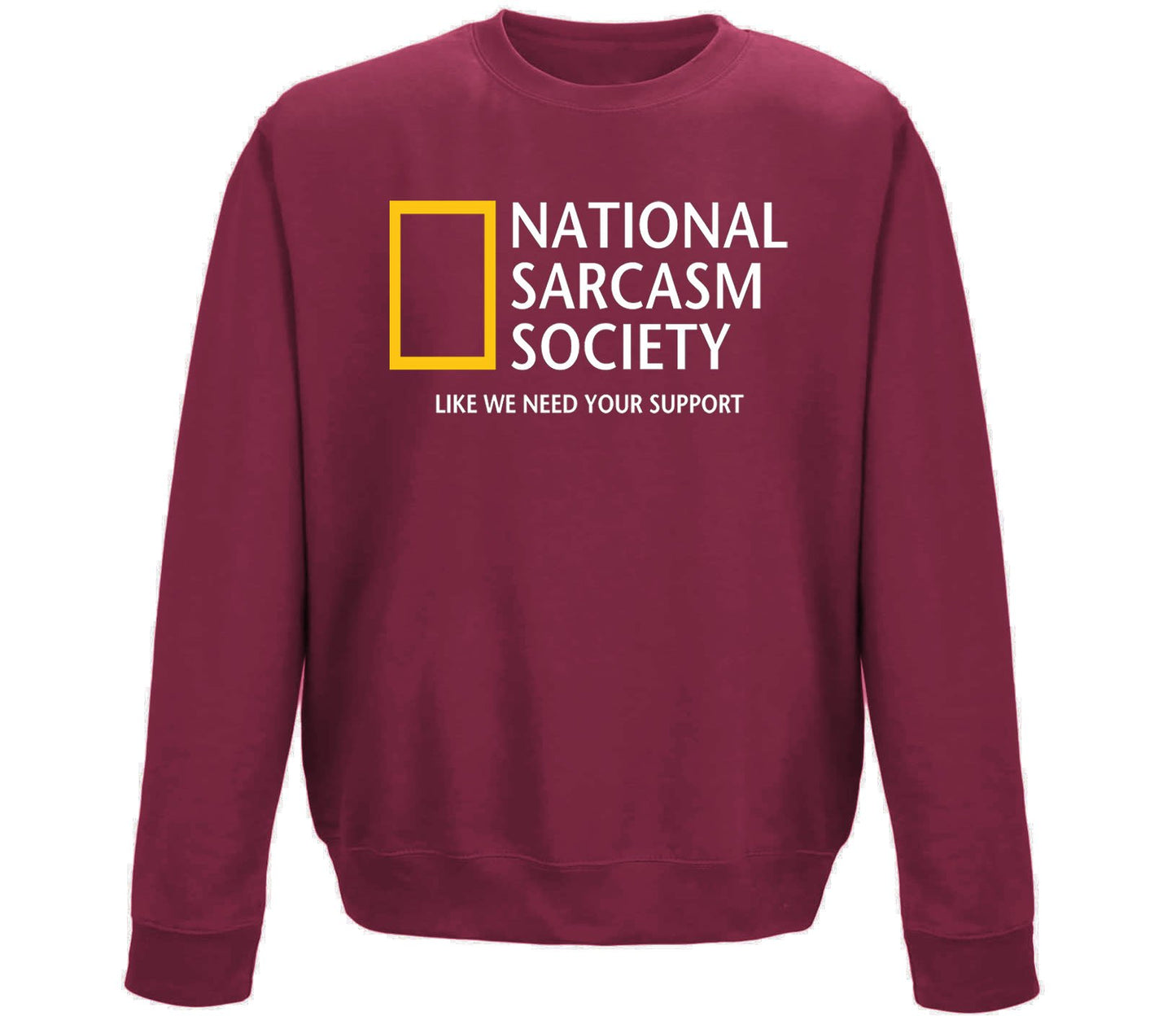 National Sarcasm Society Childrens Sweatshirt