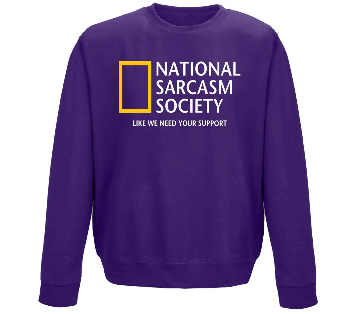 National Sarcasm Society Childrens Sweatshirt