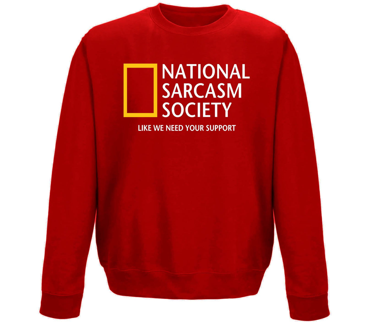 National Sarcasm Society Childrens Sweatshirt