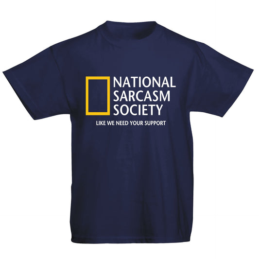 National Sarcasm Society  Kids T-shirt