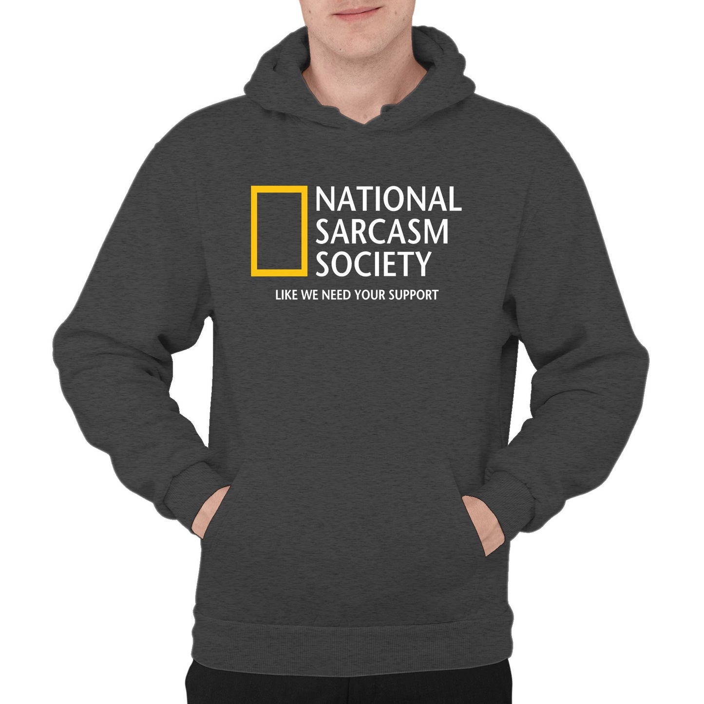 National Sarcasm Society Mens Pullover Hoodie