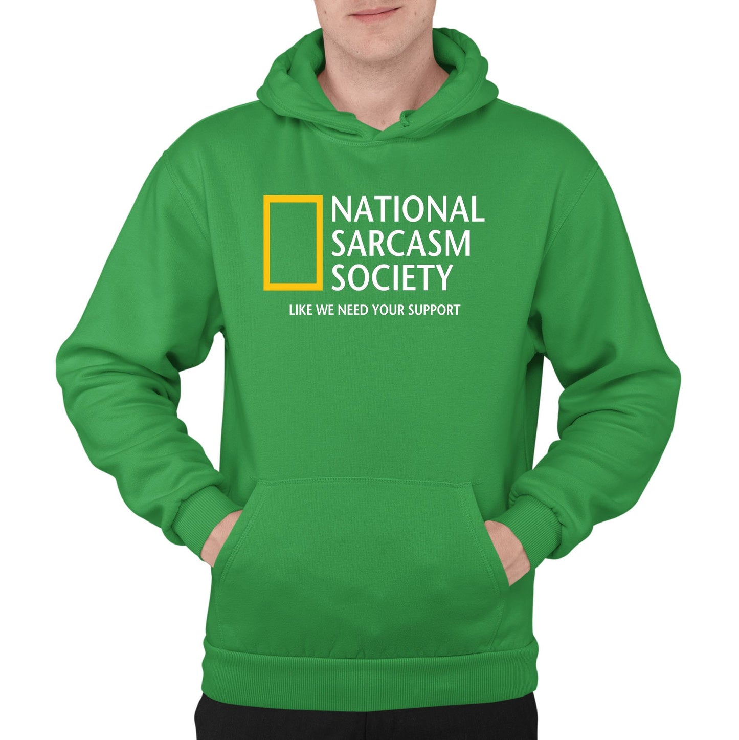 National Sarcasm Society Mens Pullover Hoodie