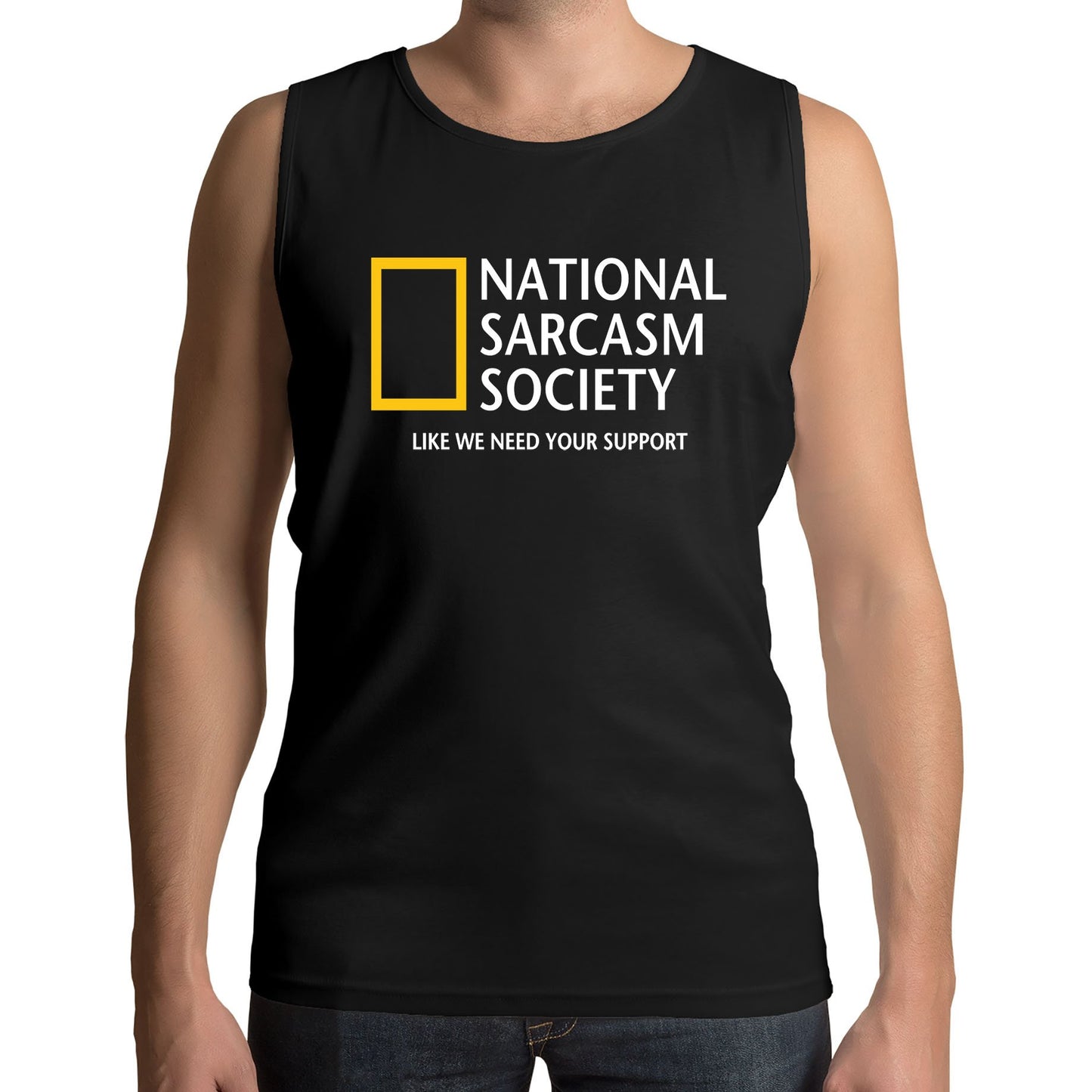 National Sarcasm Society Mens Vest