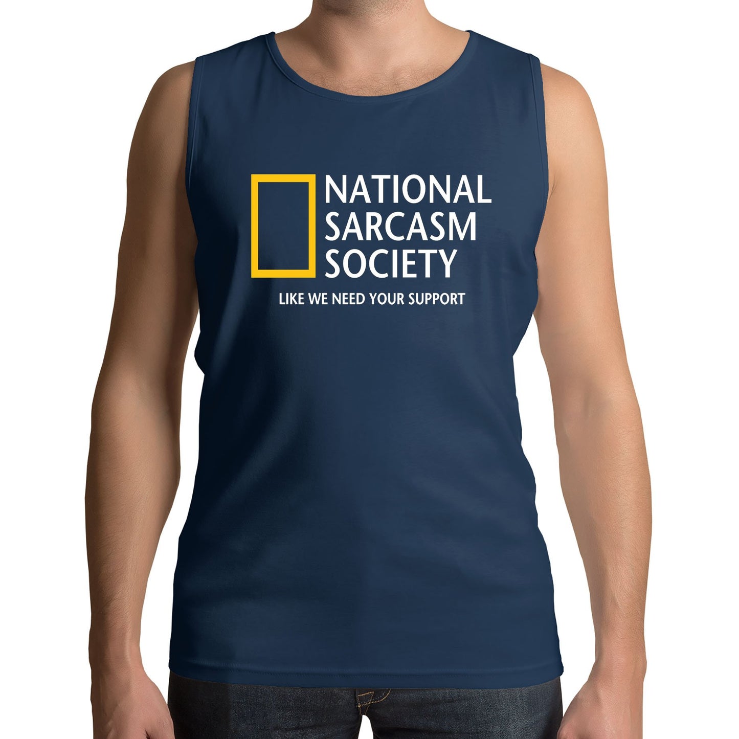 National Sarcasm Society Mens Vest
