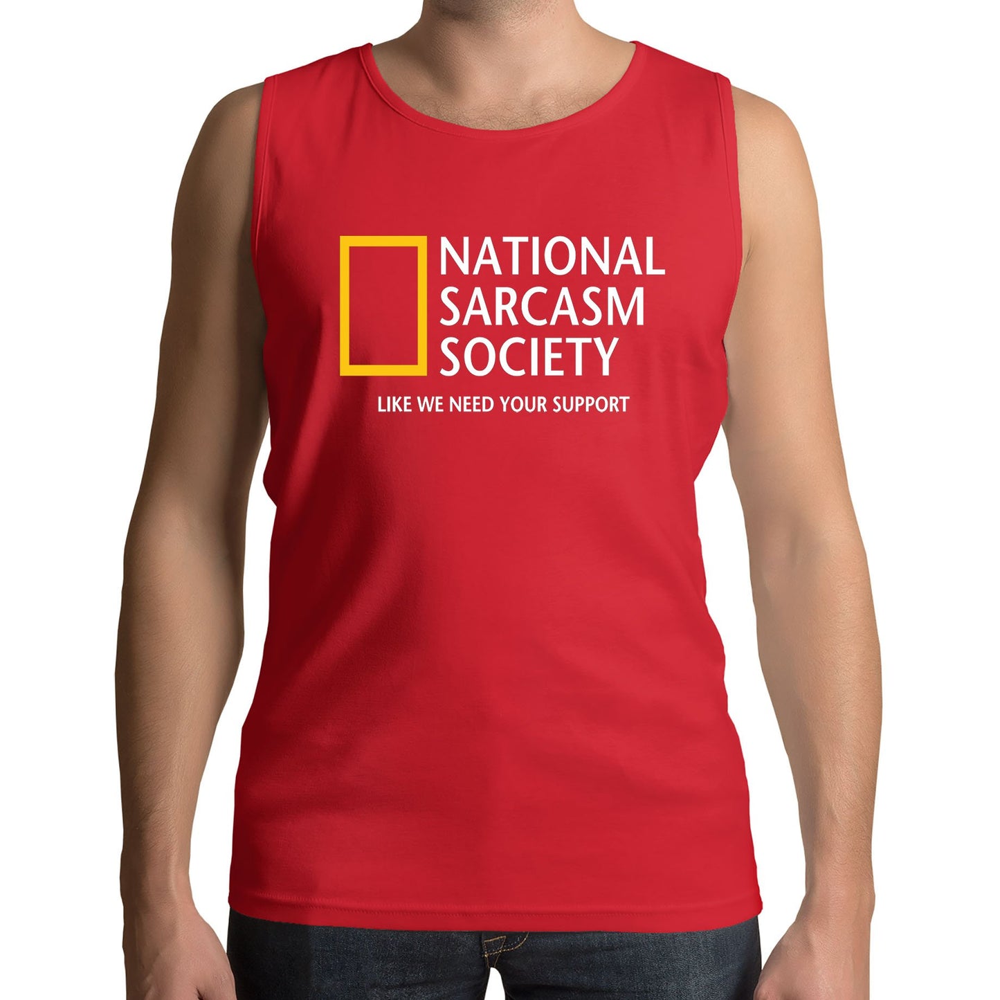 National Sarcasm Society Mens Vest