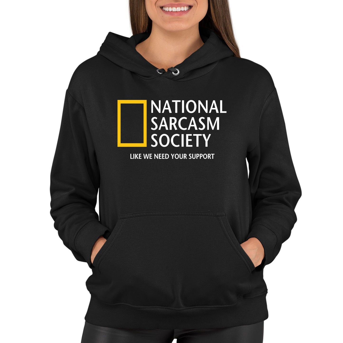 National Sarcasm Society Womens Pullover Hoodie