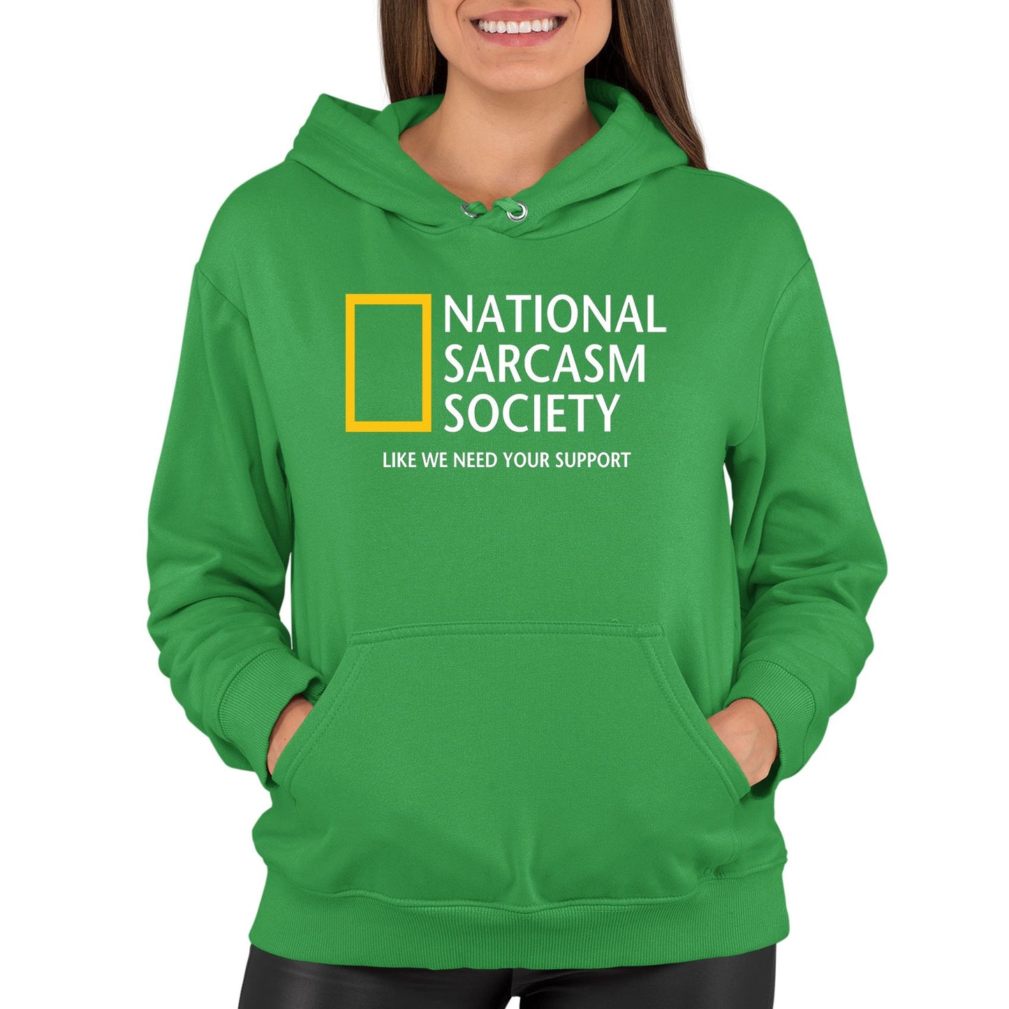 National Sarcasm Society Womens Pullover Hoodie