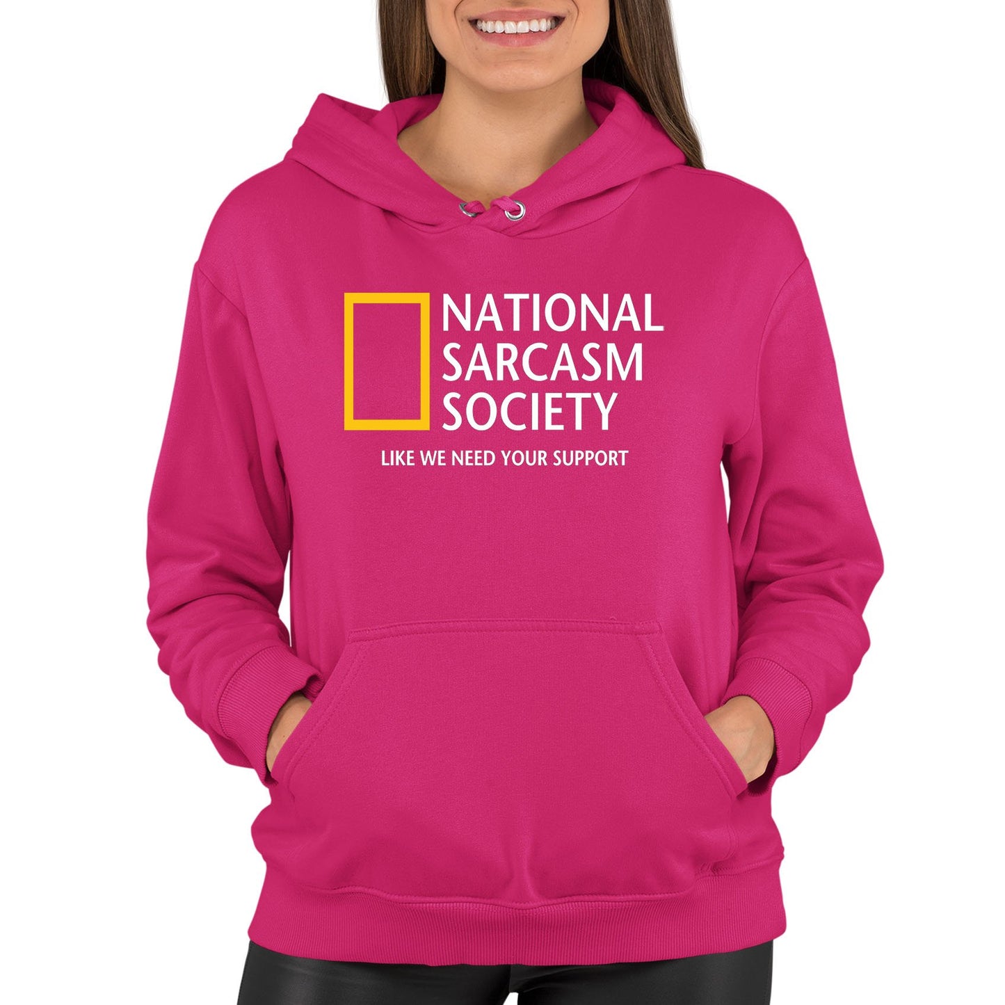 National Sarcasm Society Womens Pullover Hoodie