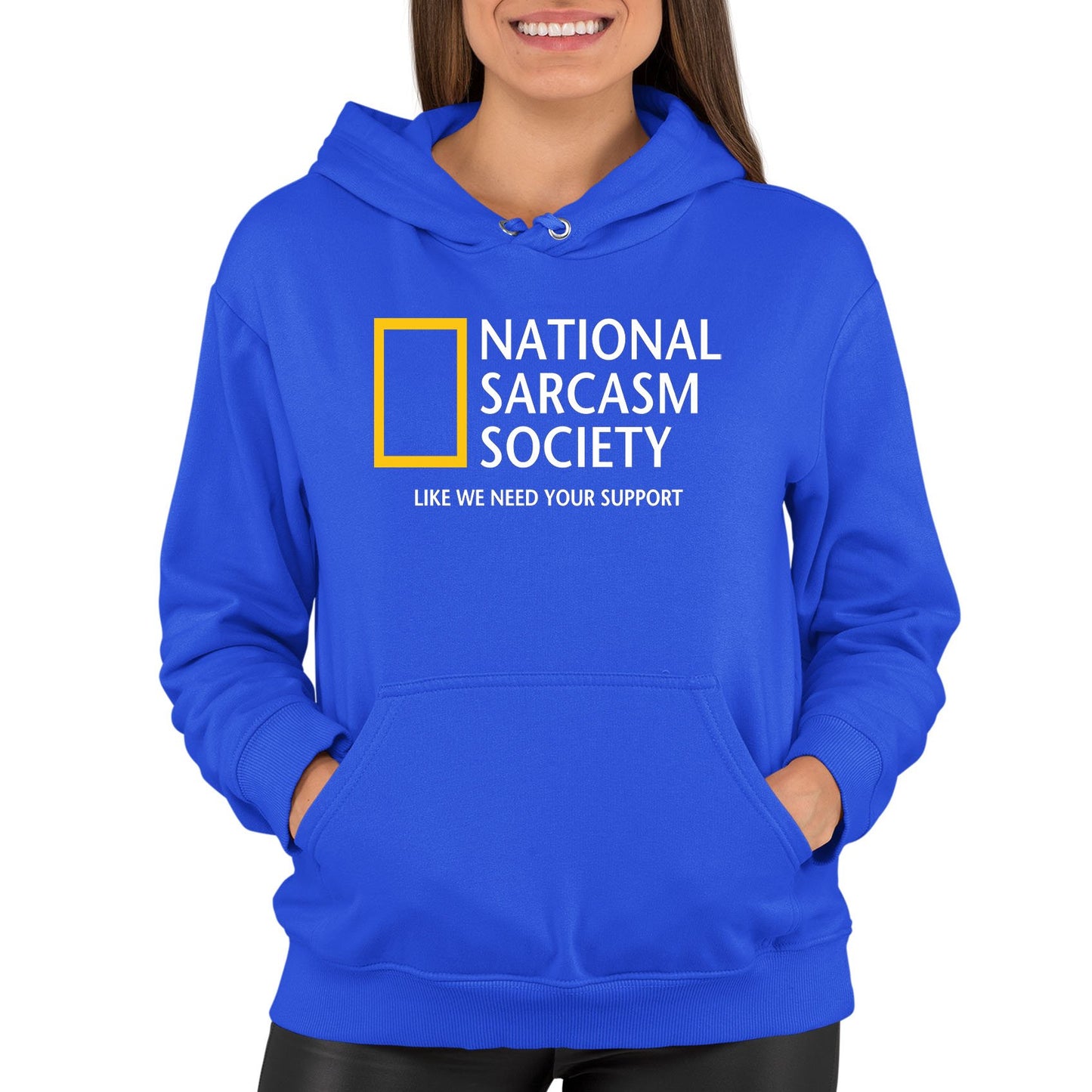 National Sarcasm Society Womens Pullover Hoodie