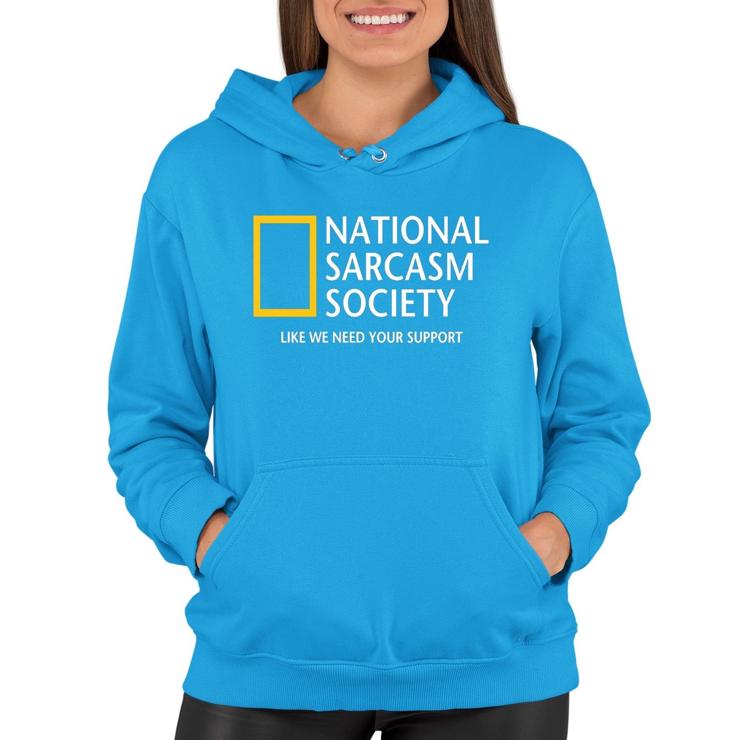 National Sarcasm Society Womens Pullover Hoodie