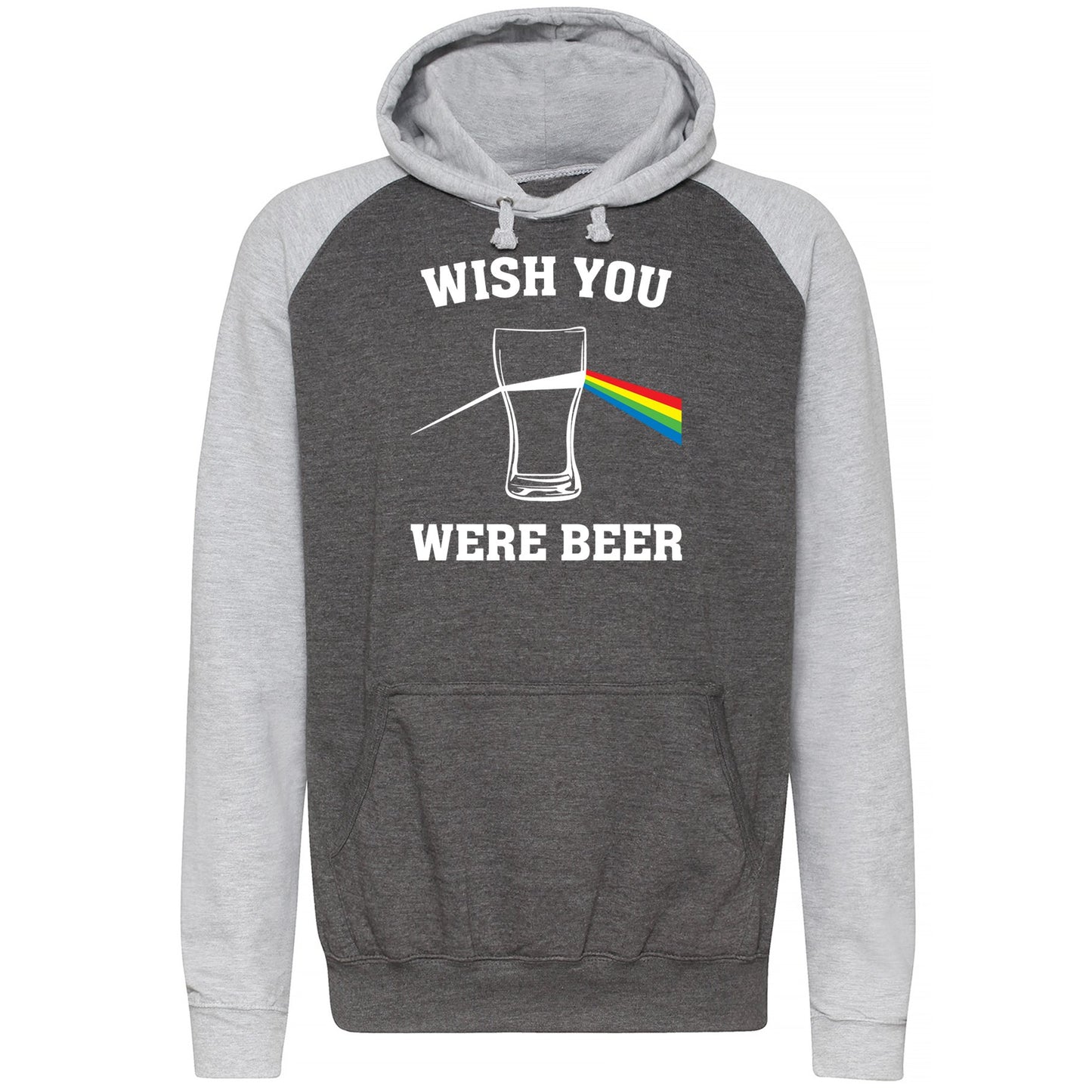 Wish You Were Beer Baseball Hoodie