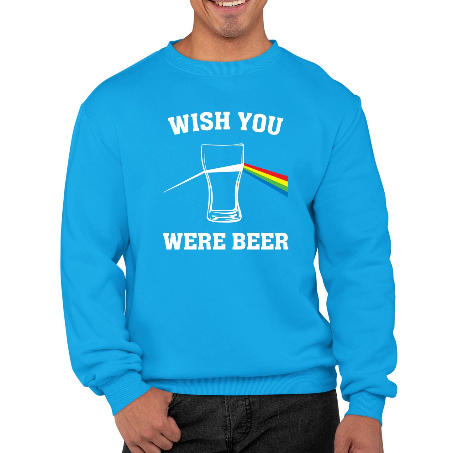 Wish You Were Beer Mens Sweatshirt