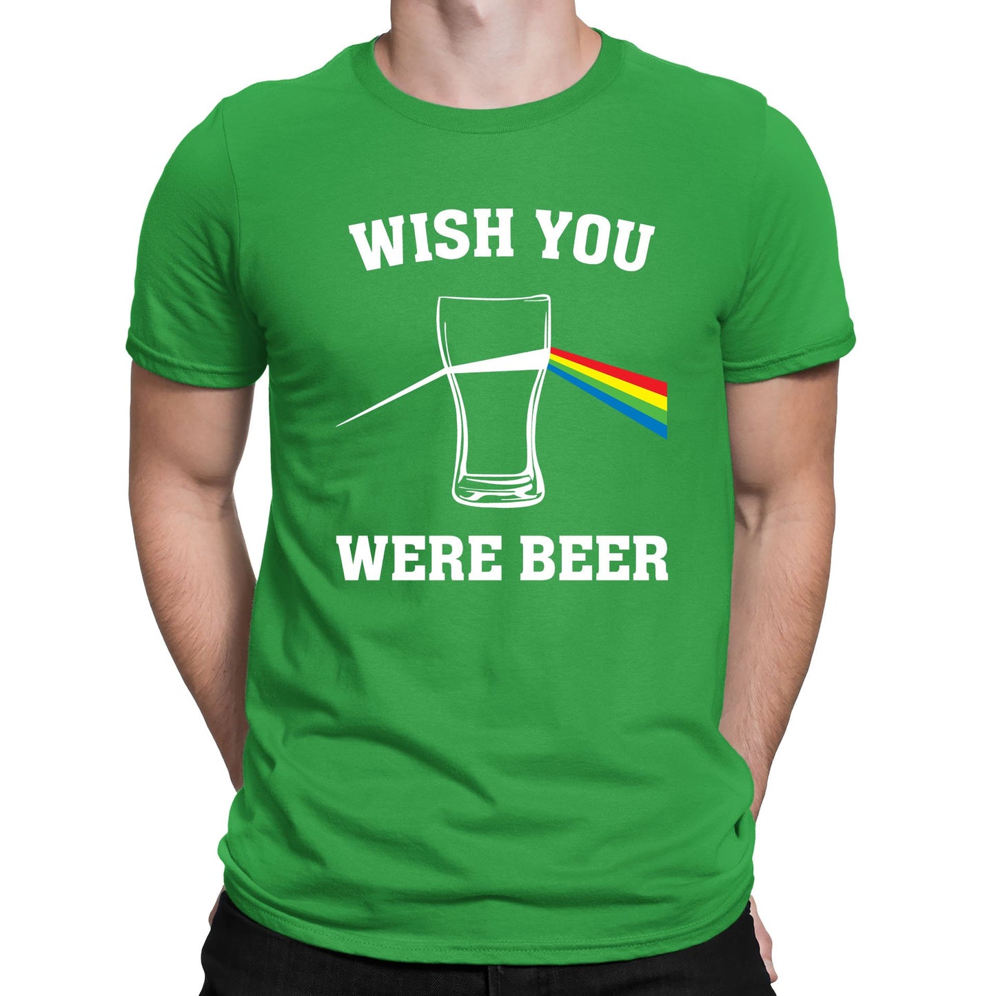 Wish You Were Beer Mens T-shirt