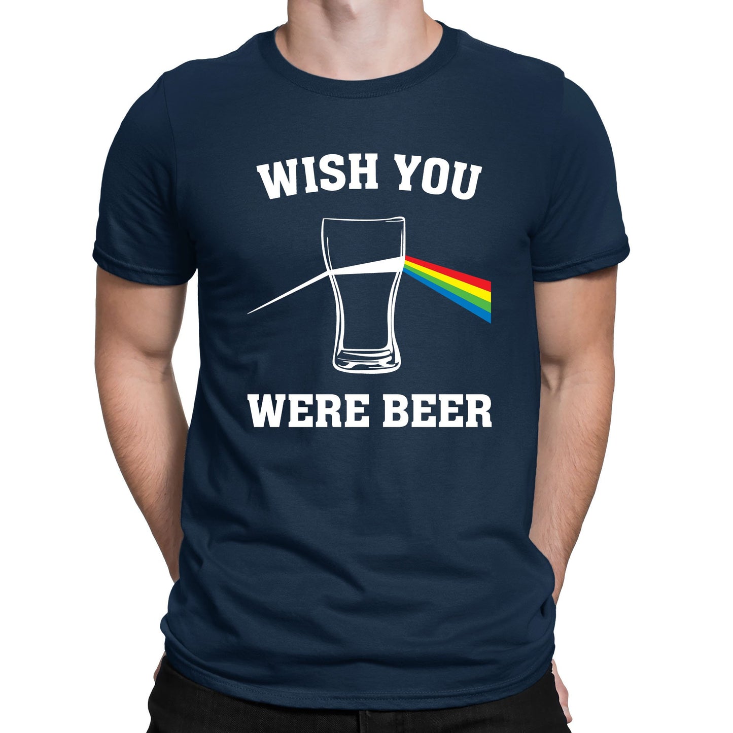 Wish You Were Beer Mens T-shirt