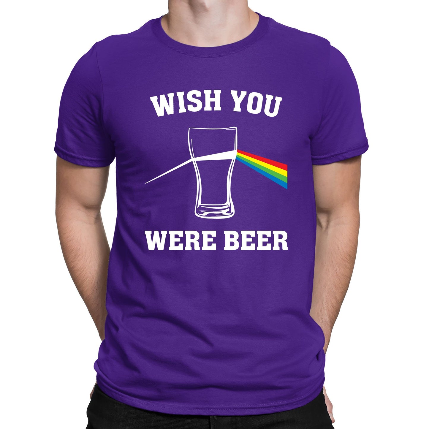 Wish You Were Beer Mens T-shirt