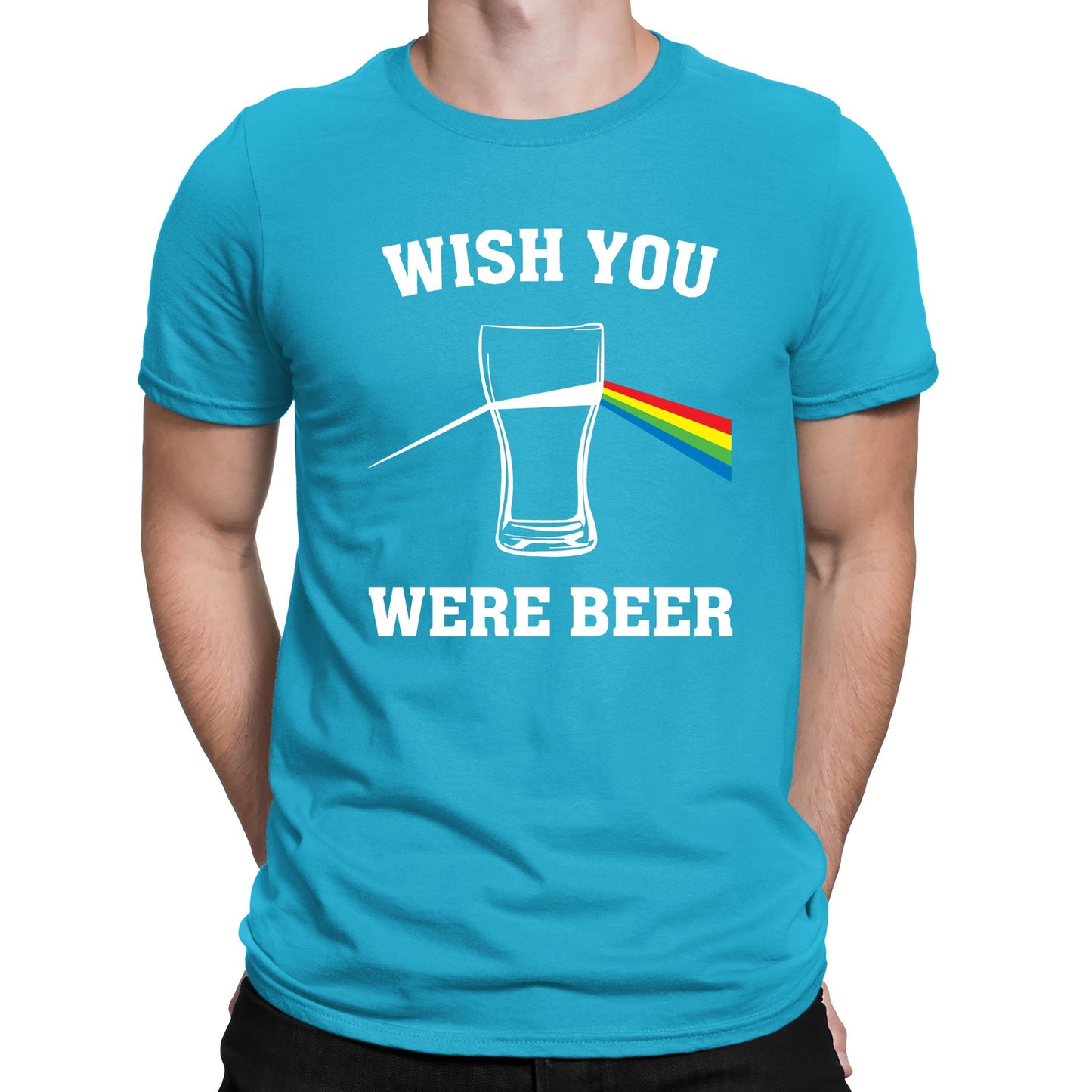 Wish You Were Beer Mens T-shirt