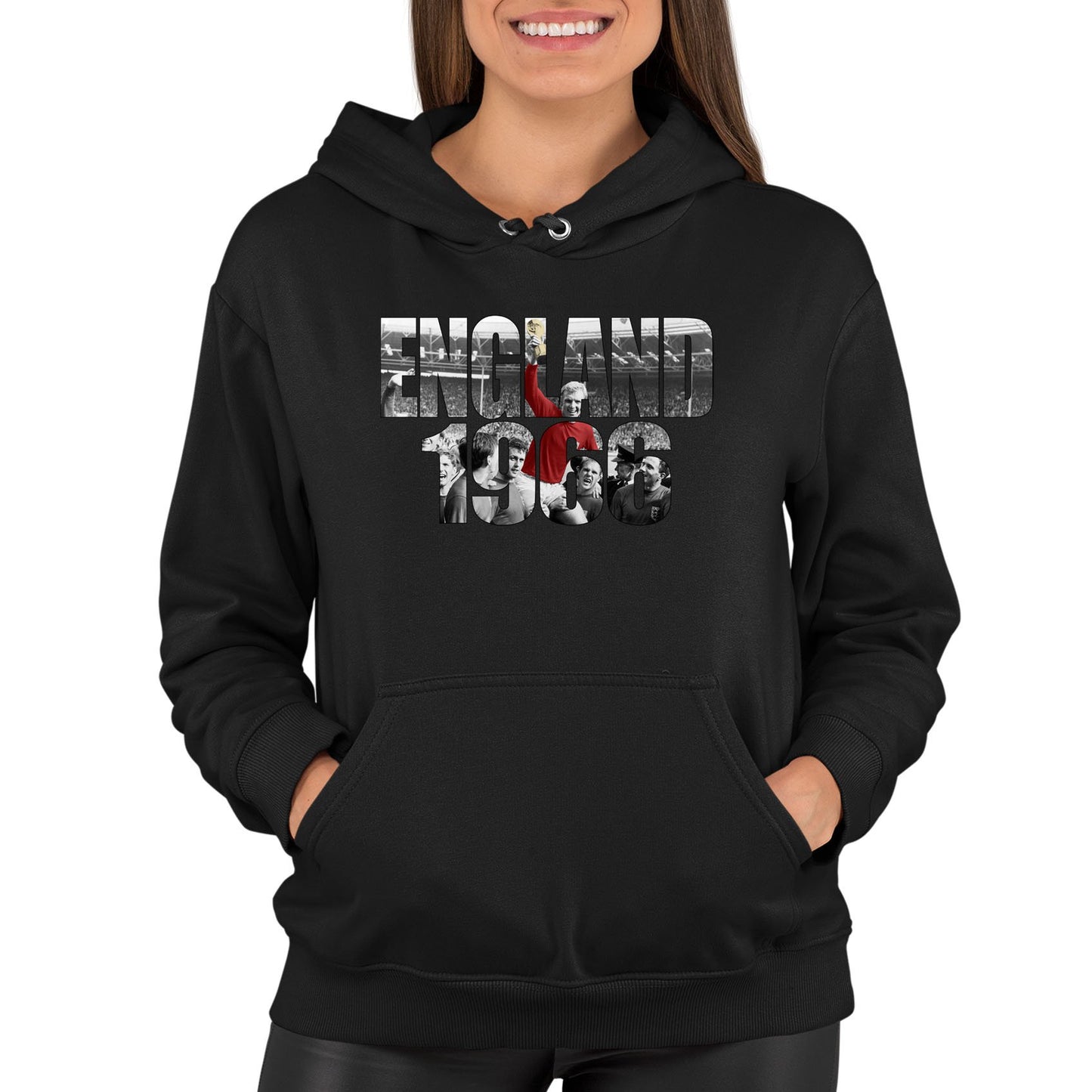 England 66 World Cup Womens Pullover Hoodie