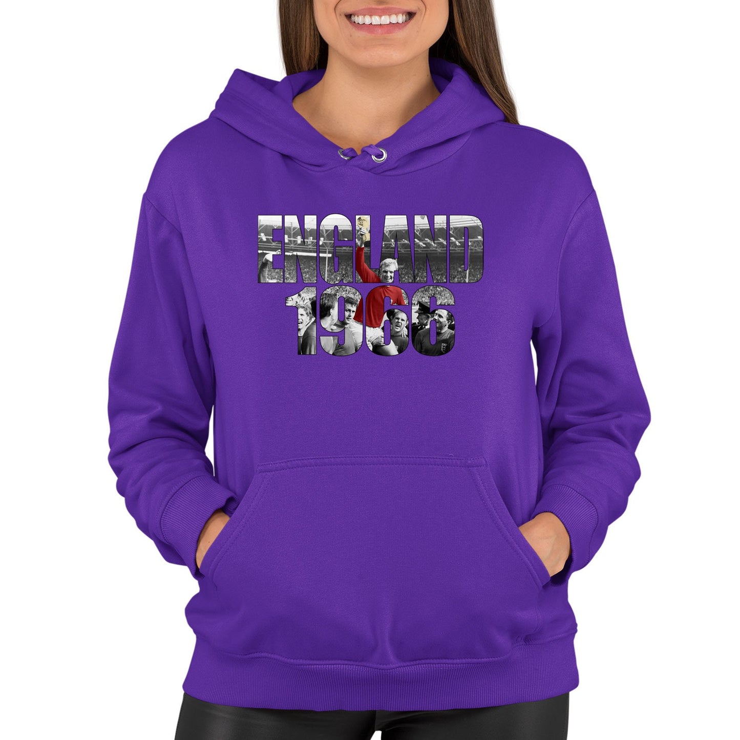 England 66 World Cup Womens Pullover Hoodie