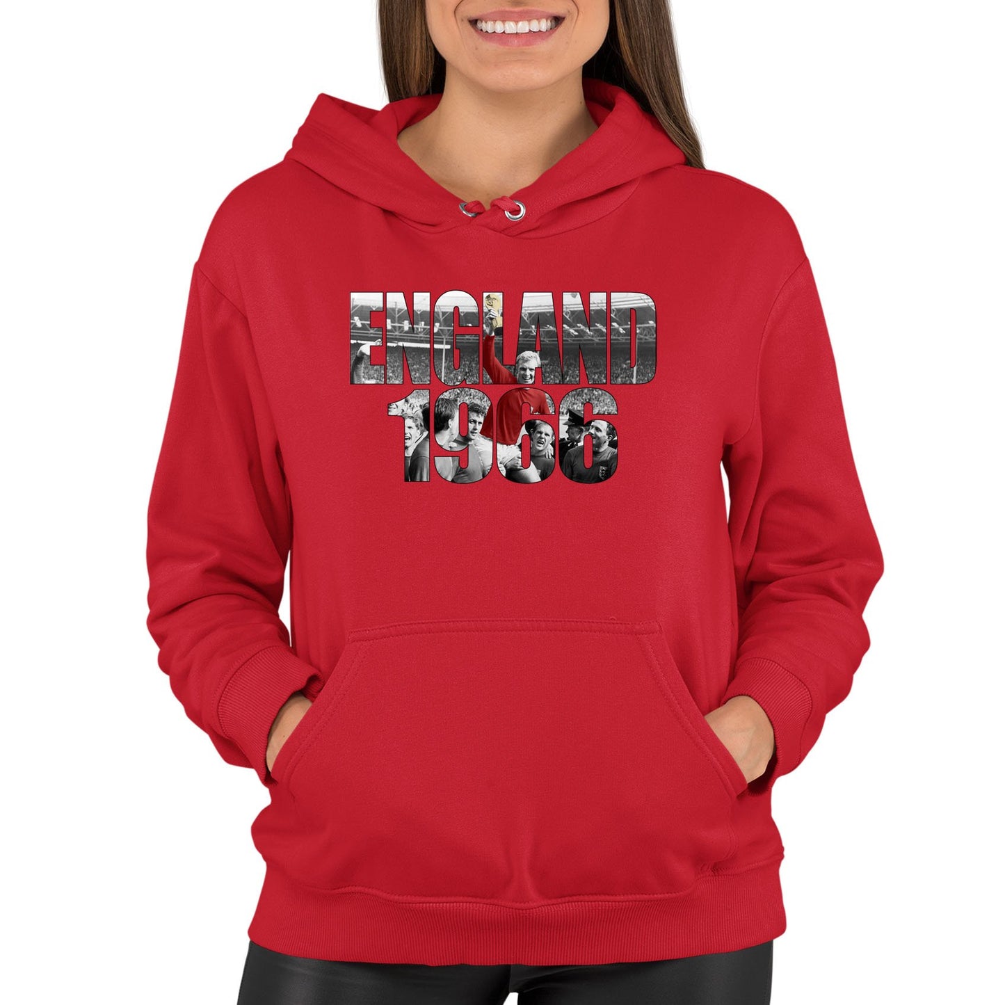 England 66 World Cup Womens Pullover Hoodie