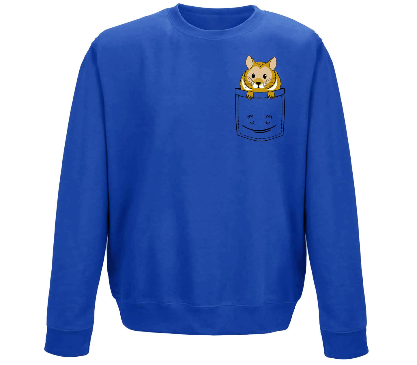 Hamster Pocket Print Childrens Sweatshirt