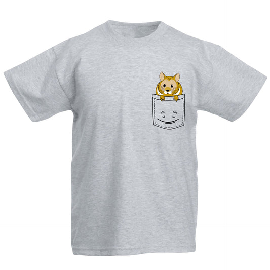 Hamster Pocket Print Kids T-shirt