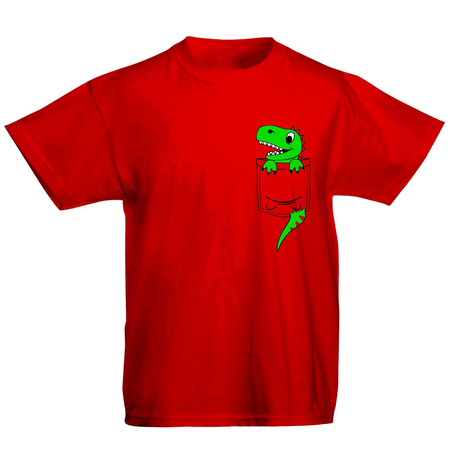 Dinosaur Pocket Print Kids T-shirt