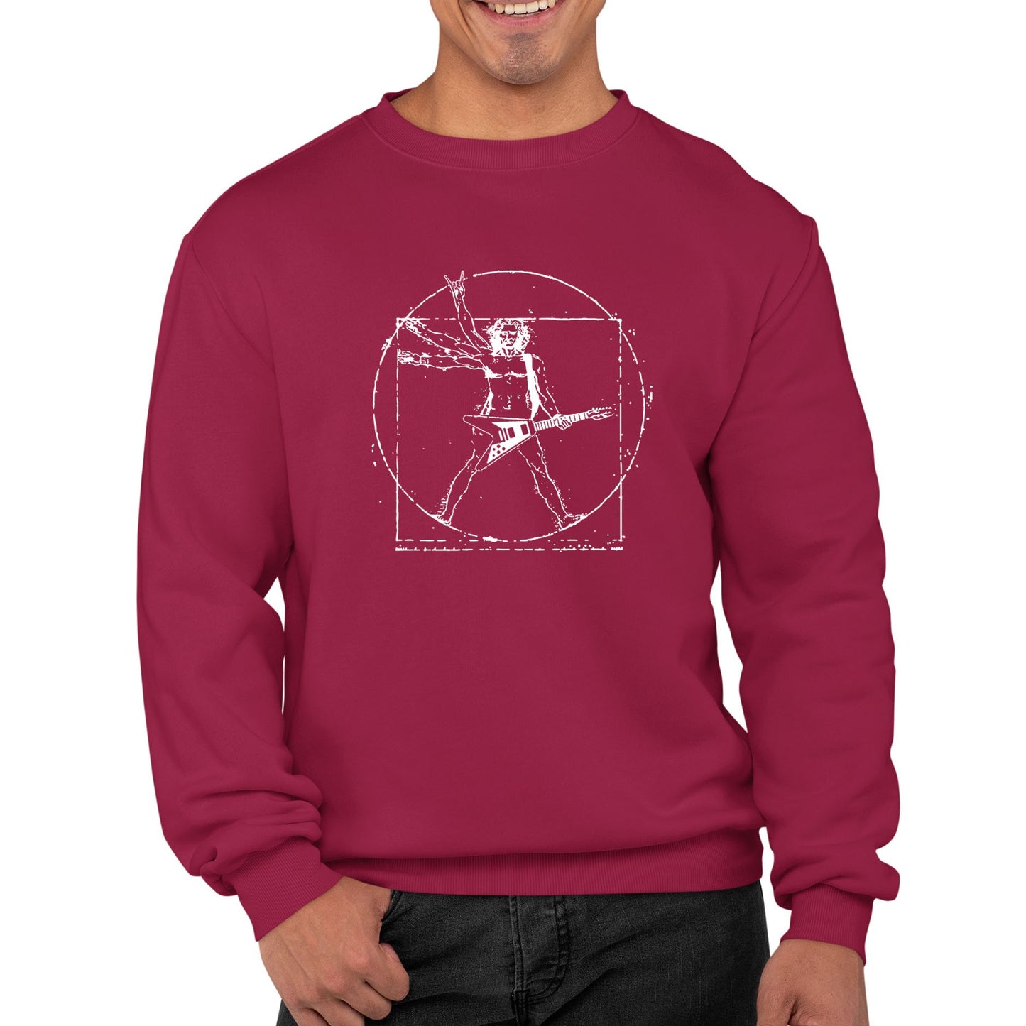 Da Vinci Rockstar Mens Sweatshirt