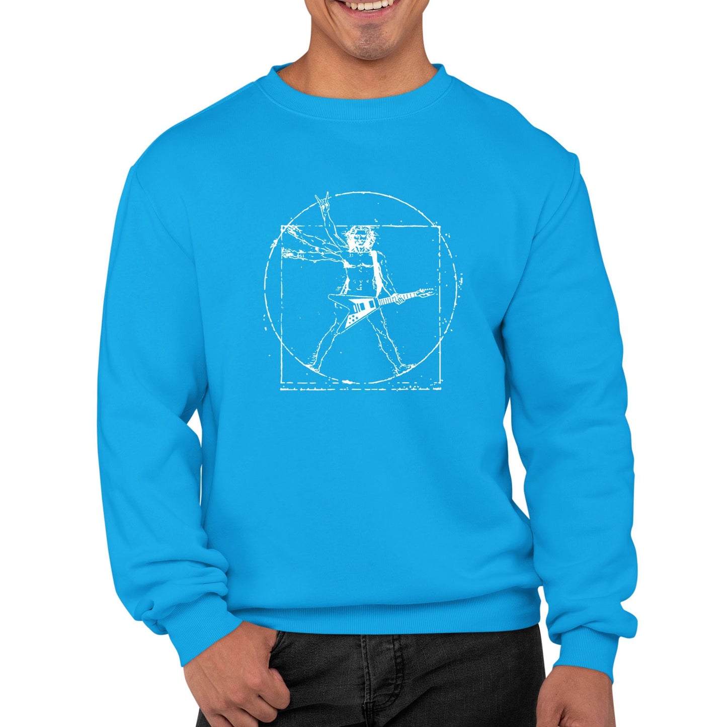 Da Vinci Rockstar Mens Sweatshirt