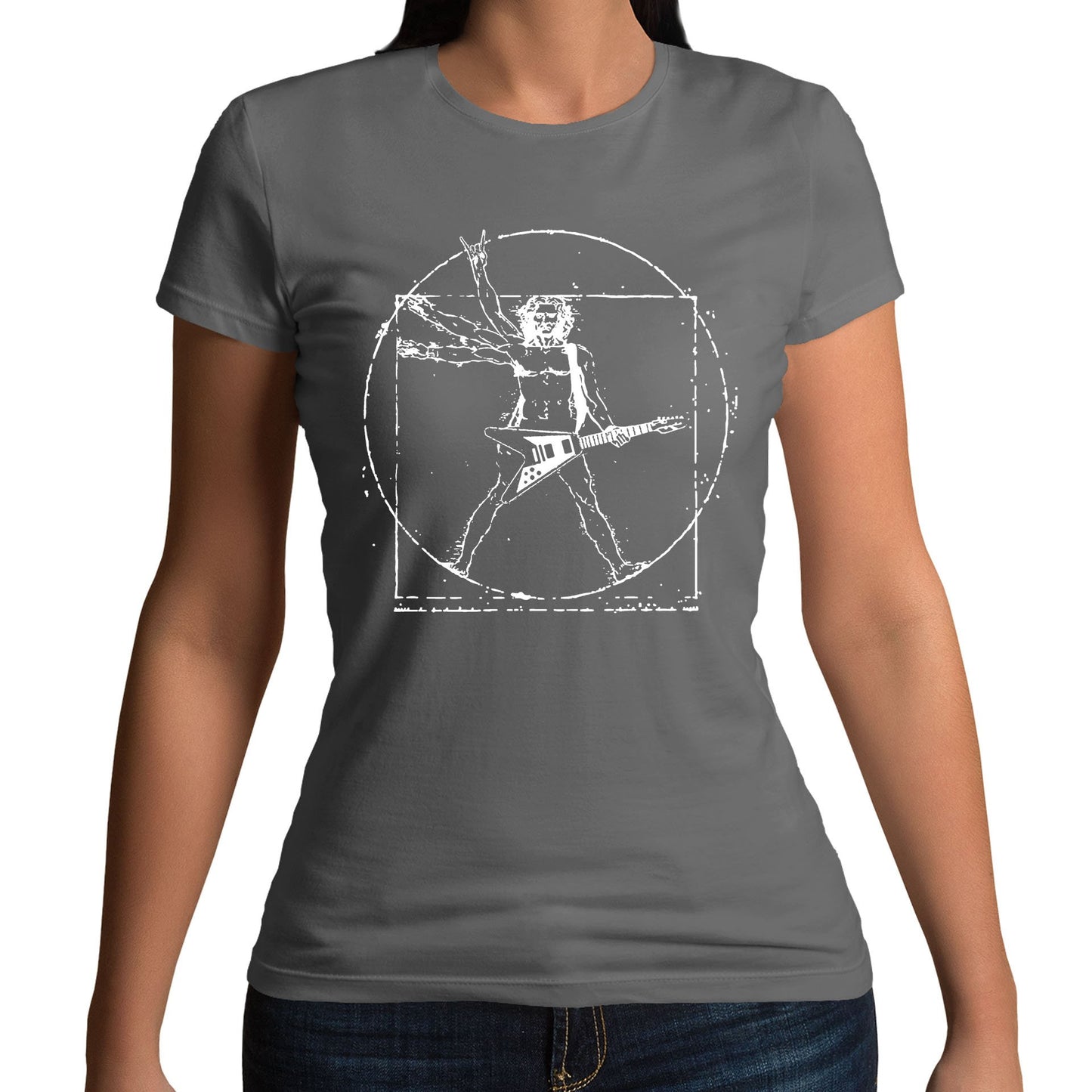 Da Vinci Rockstar Womens T-shirt