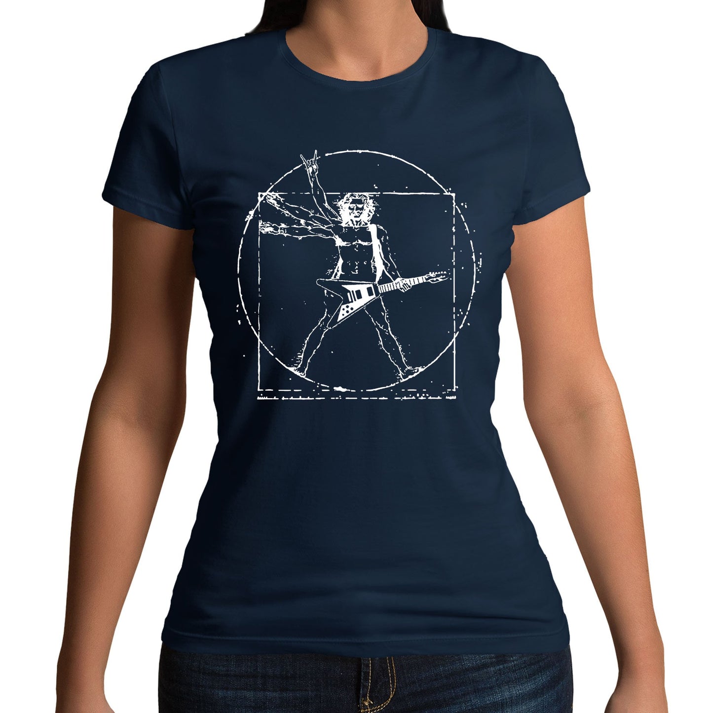 Da Vinci Rockstar Womens T-shirt