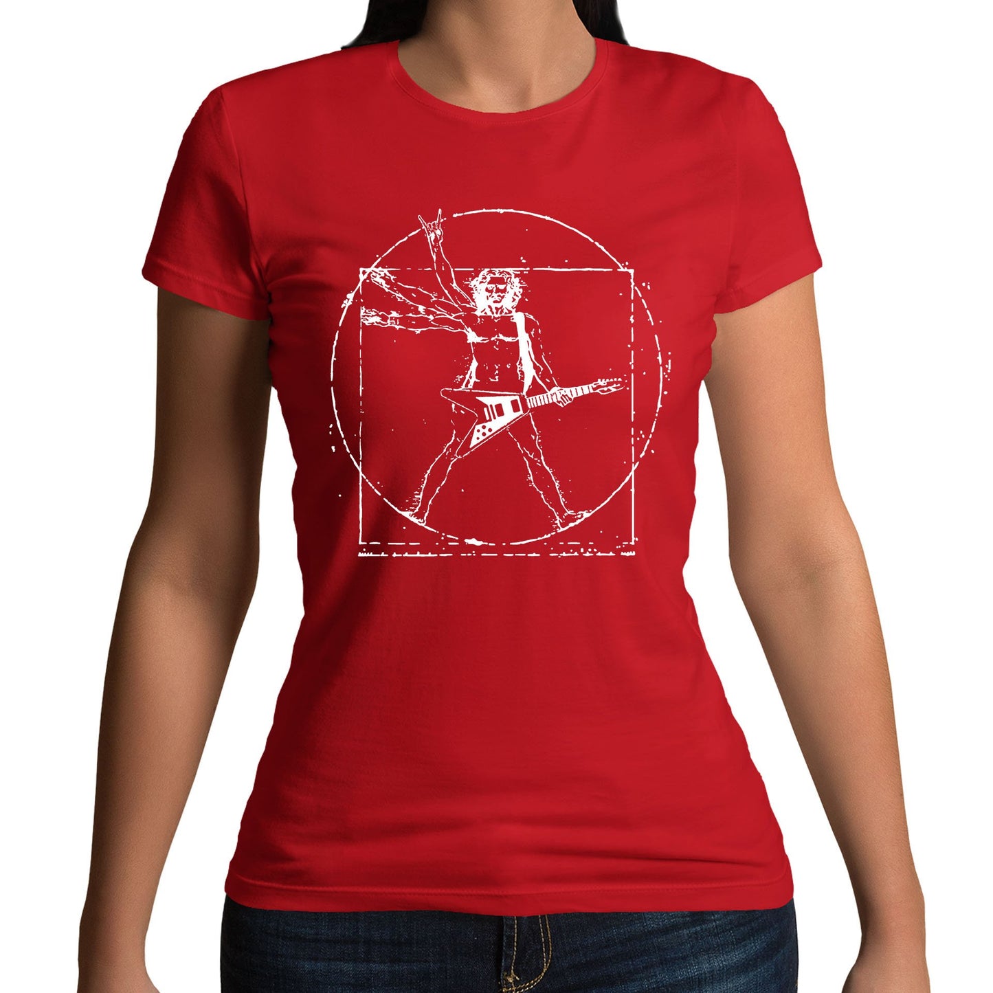 Da Vinci Rockstar Womens T-shirt