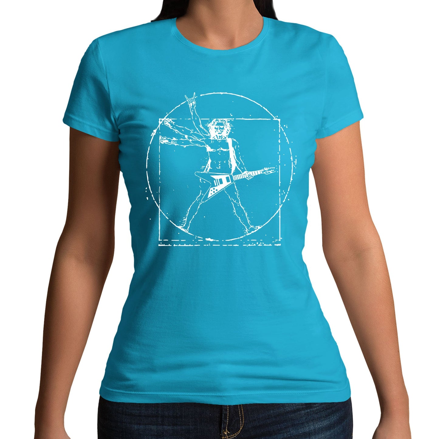 Da Vinci Rockstar Womens T-shirt