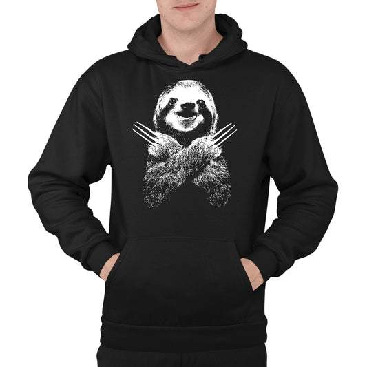 Wolversloth Mens Pullover Hoodie