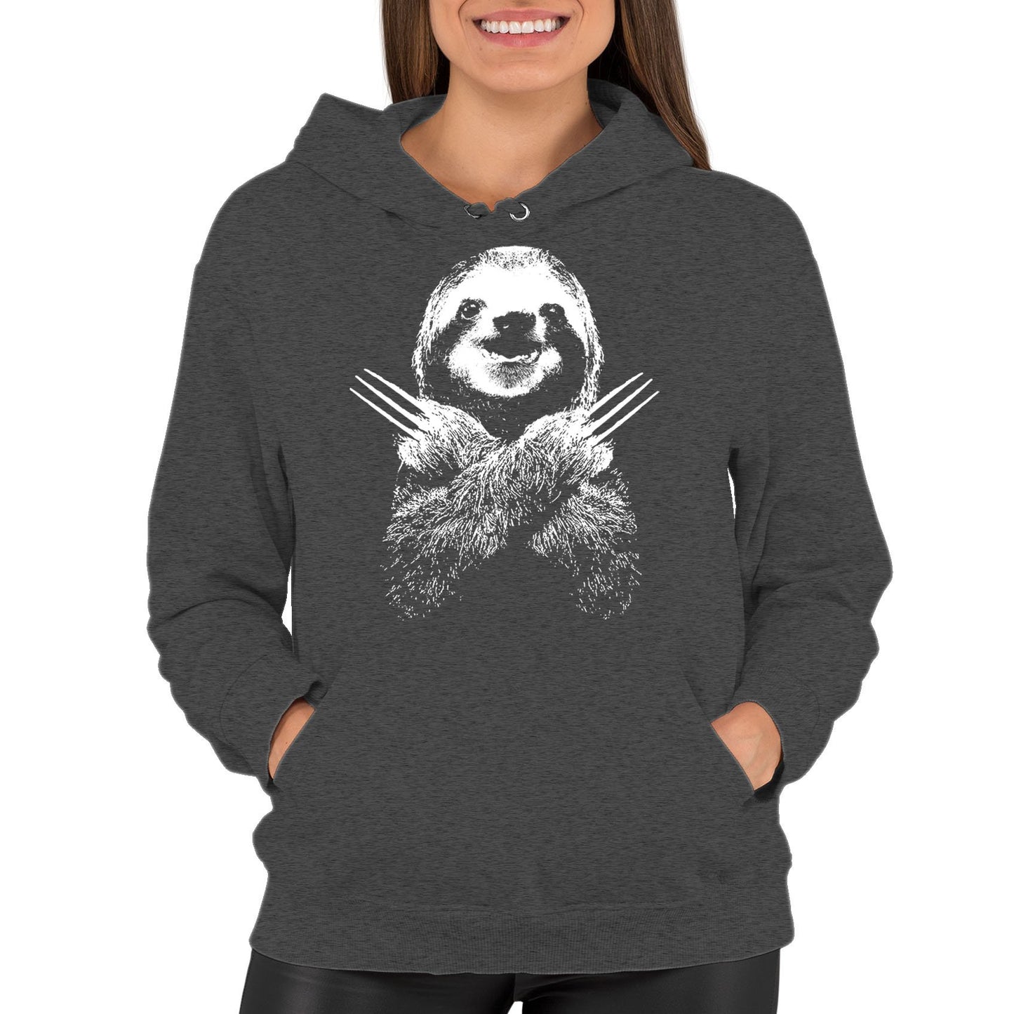 Wolversloth Womens Pullover Hoodie